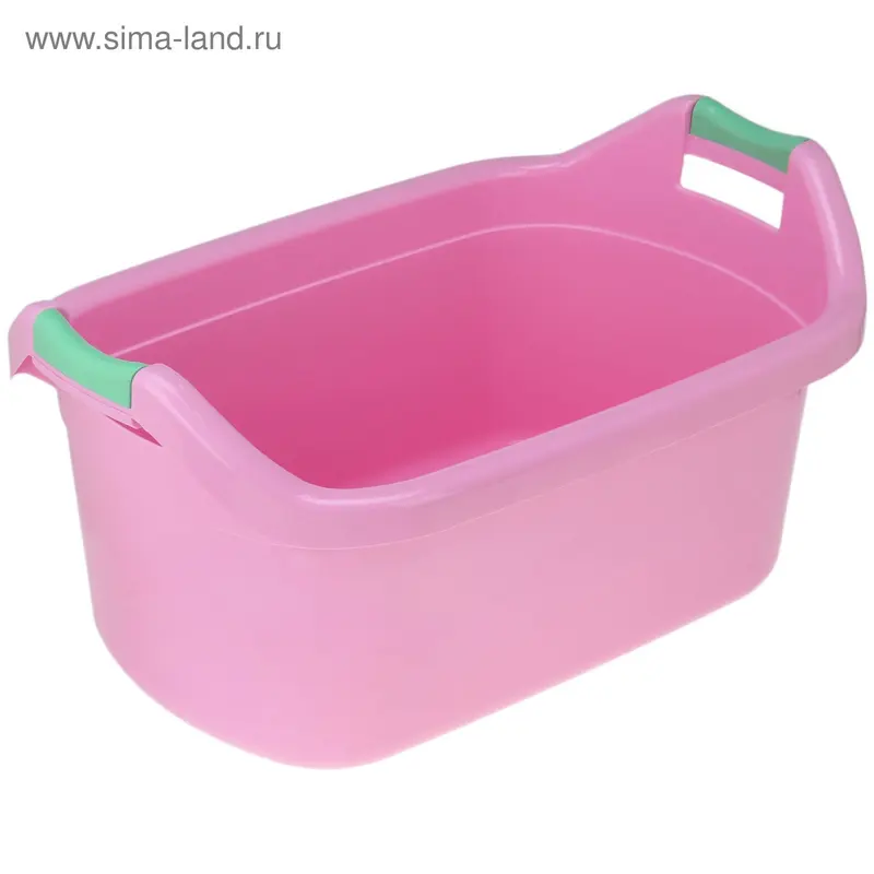Таз овальный, 30 л, цвет розовый