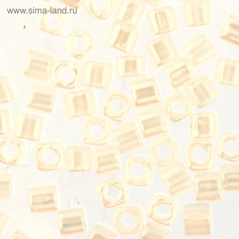 Бисер Япония "ТОНО" Cube №2, 3 мм, 5гр (0141 белый/перлам.)