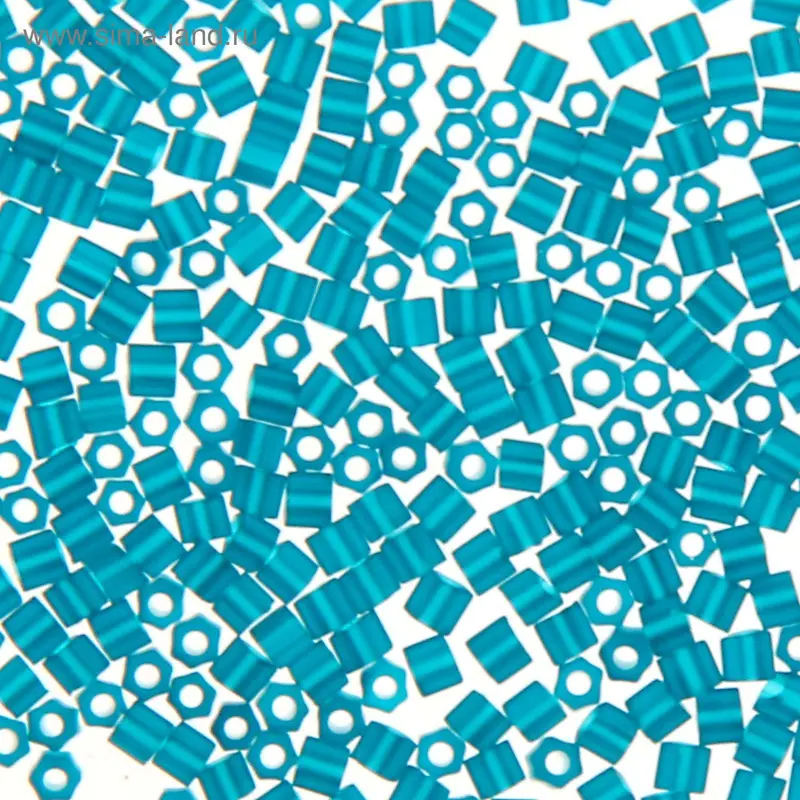 Бисер Япония "TOHO" Hexagon №2, 11/0, 5гр (0007BDF мор.волна/мат.)