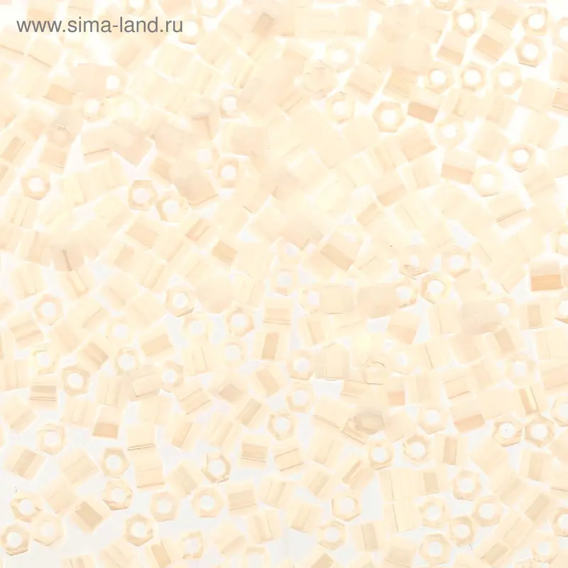 Бисер Япония "TOHO" Hexagon №3, 11/0, 5гр (0121 белосн./перлам.)