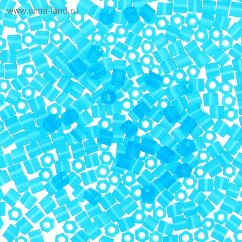Бисер Япония "TOHO" Hexagon №2, 11/0, 5гр (0003CF голубой/матовый)
