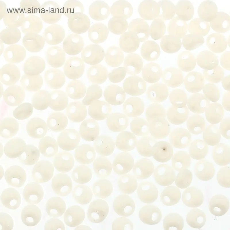 Бисер Япония "TOHO" Magatama №1, 3мм, 5 гр (0041 белый)