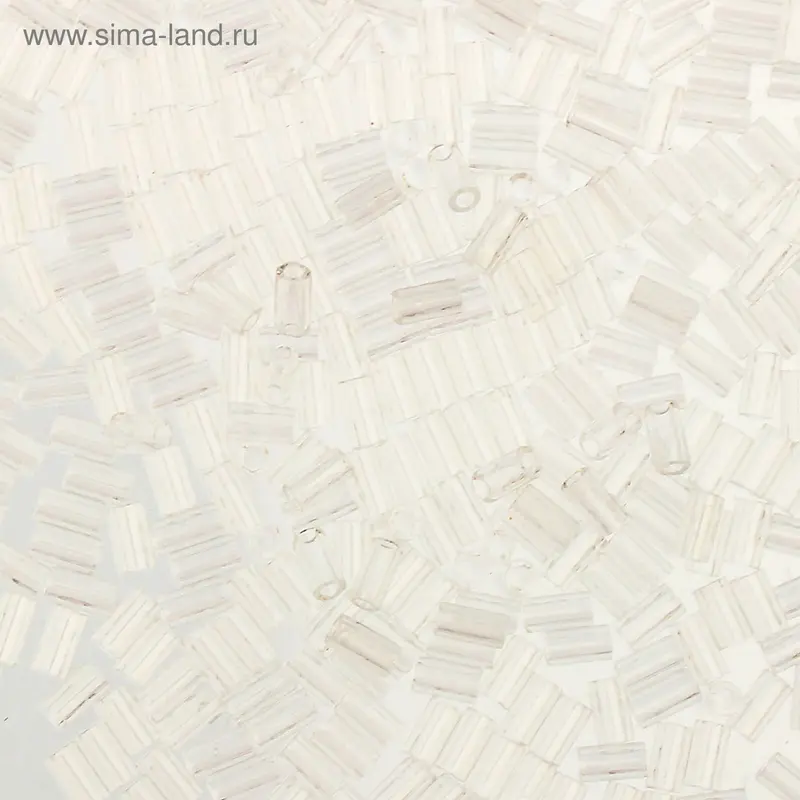 Бисер Япония "TOHO" Bugle №1, 3мм, 5 гр (0001 прозрачный)