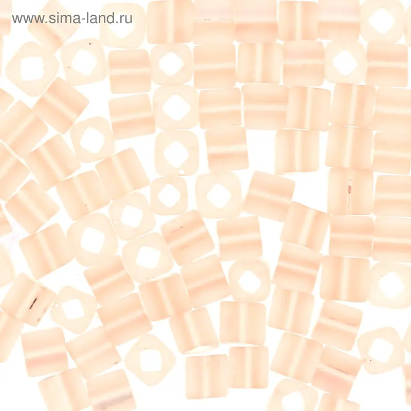 Бисер Япония "ТОНО" Cube №2, 3 мм, 5гр (0011F бл.-персик./мат.)