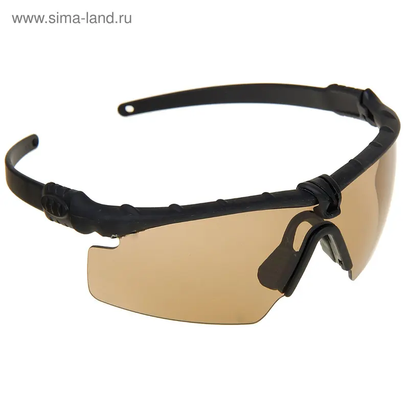 Очки защитные для страйкбола KINGRIN 2.0 framework ANSI z80.3 glasses (Black frame&Brown lens) MA-6