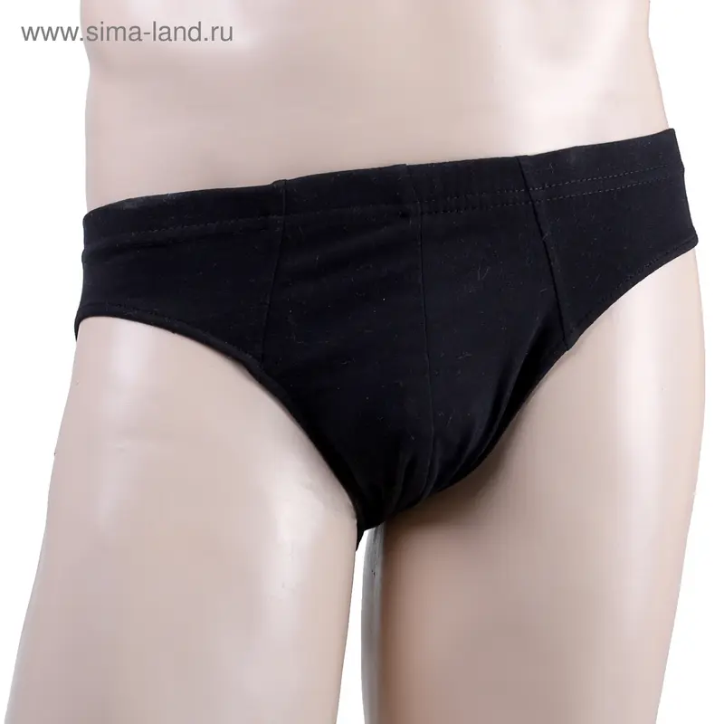 Трусы мужские слипы SH 02MC чёрный, р-р 50