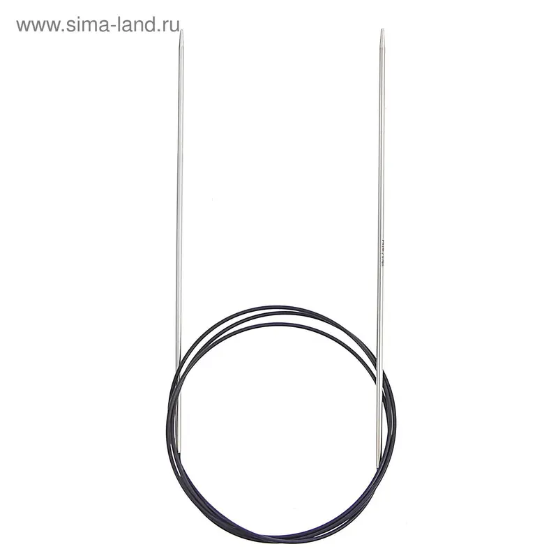 Спицы для вязания, круговые, d=2мм, 100см