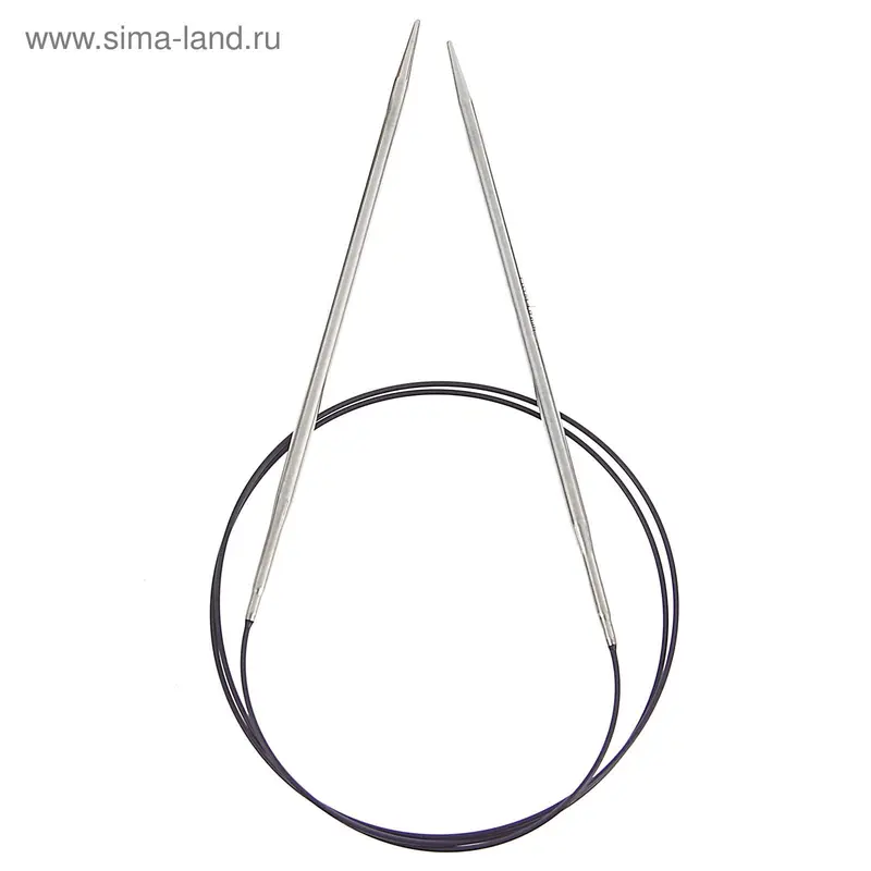 Спицы для вязания, круговые, d=4мм, 100см