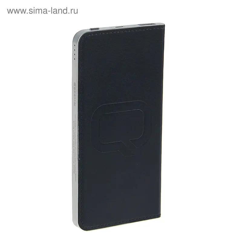 Внешний аккумулятор Qumo PowerAid, USB, 4000 мАч, 1.5 A, черный
