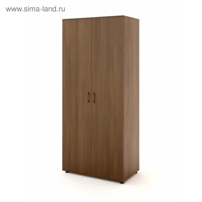 Шкаф 5 полок 800х450х1830, орех тёмный