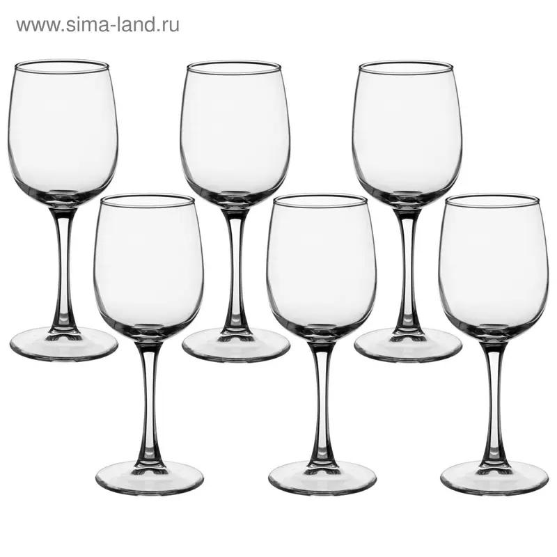 Набор фужеров для вина 230 мл "Аллегресс", 6 шт