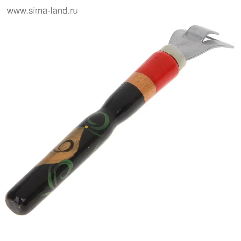 Держатель для сковороды "Русский узор", деревянная ручка
