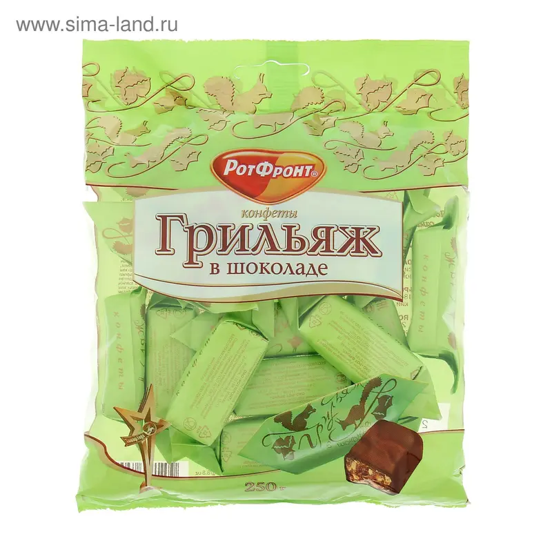 Конфеты "Грильяж в шоколаде", 250 г