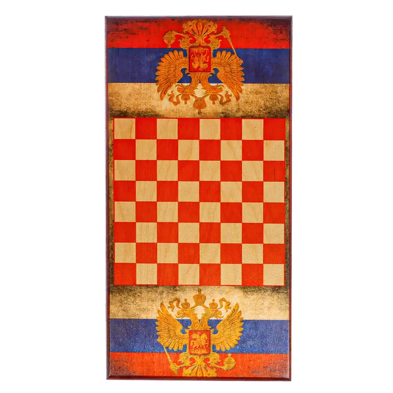 Нарды средние «Россия» 50 × 50 см