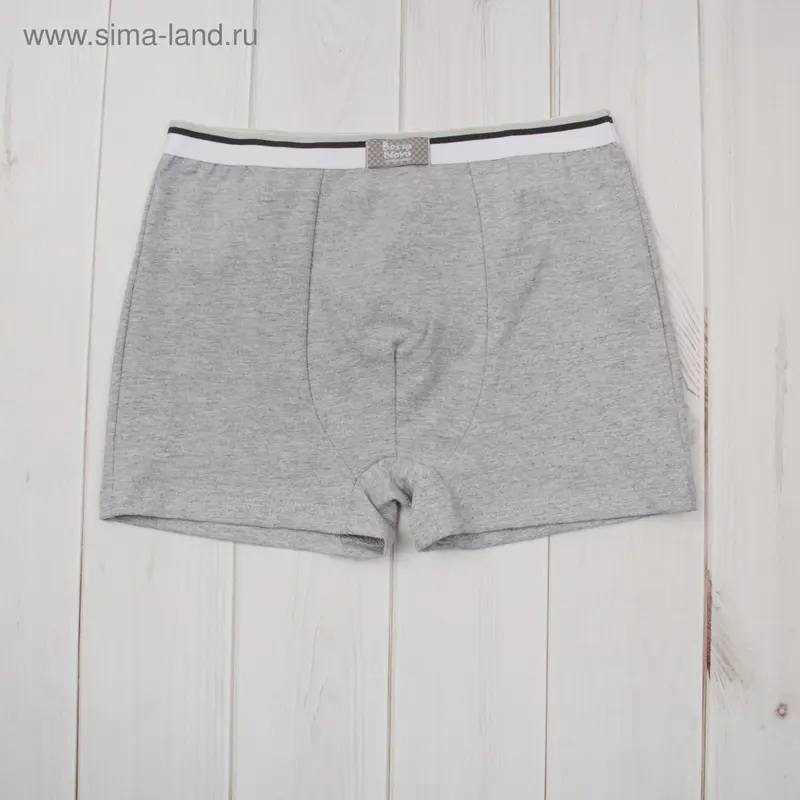 Трусы-боксеры для мальчика, рост 98-104 см (30), цвет серый 463К-197