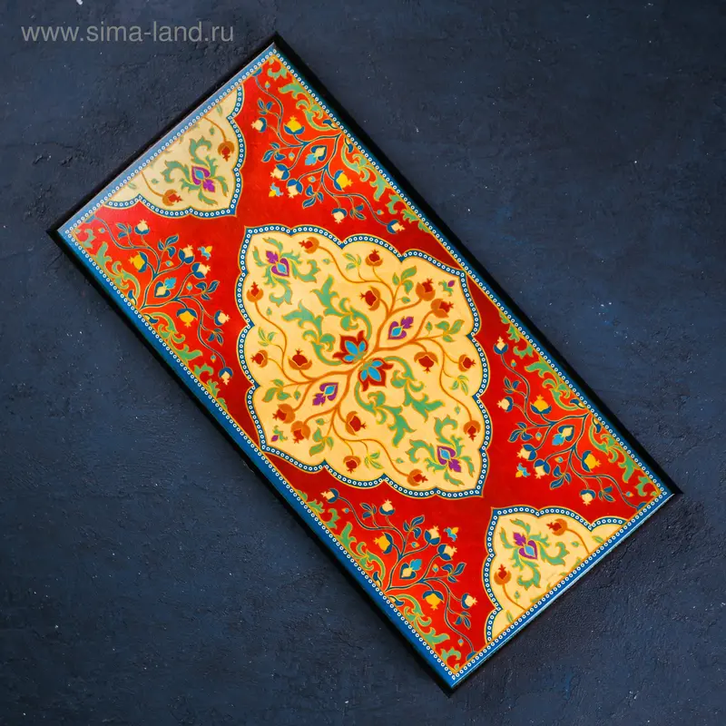 Нарды средние «Орнамент» 50 × 50 см