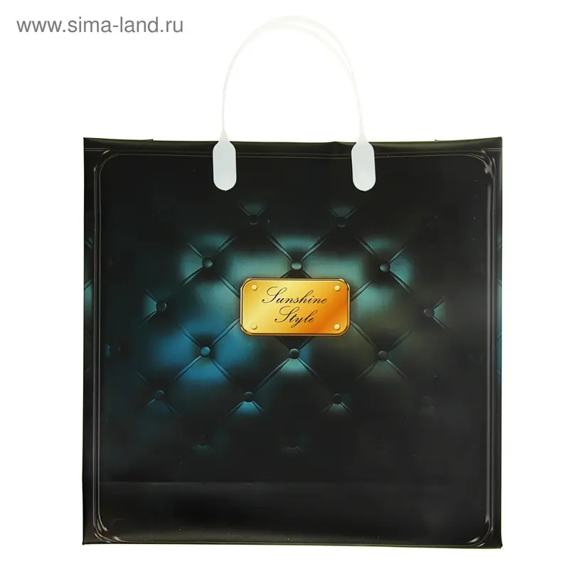 Пакет "Черный люкс", мягкий пластик, 30 х 30 см, 140 мкм