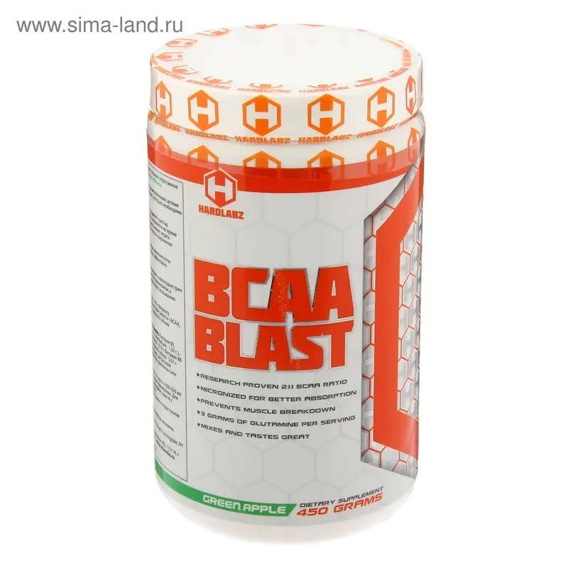 Аминокислоты Hardlabz BCAA Blast яблоко 450 г