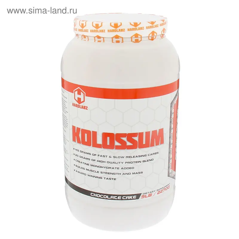 Гейнер Hardlabz Kolossum шоколад 2270 г