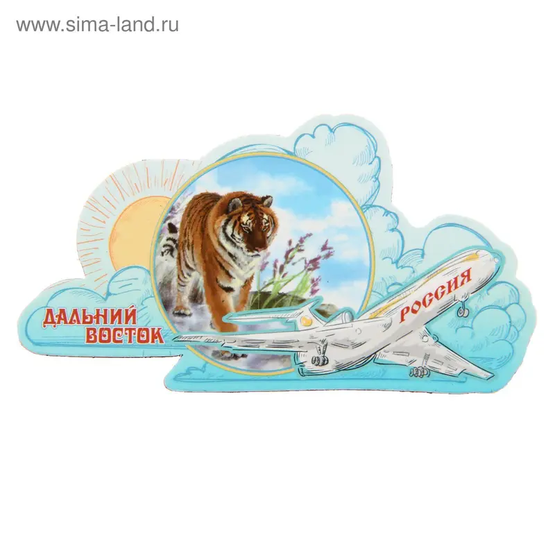 Магнит «Дальний Восток. С самолётом»