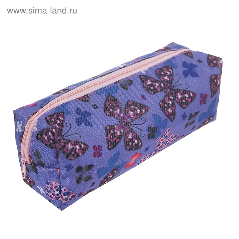 Косметичка мини на молнии "Бабочки", 1 отдел