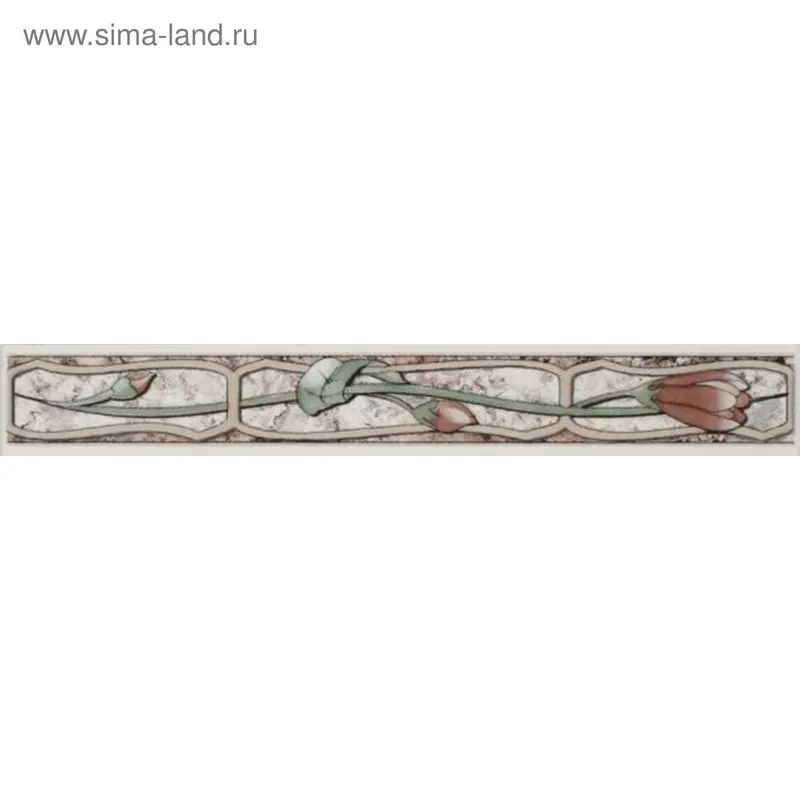 Бордюр керамический "Флейта", 200х28 мм