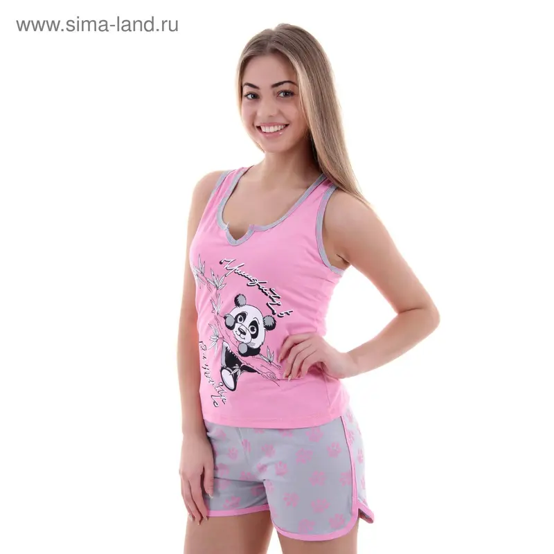 Комплект женский Ника розовый, р-р 40