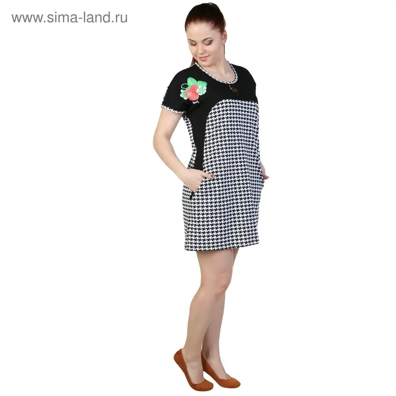 Туника женская Клубничка МИКС, р-р 48