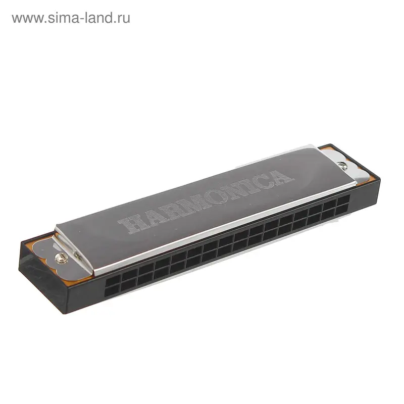 Губная гармоника Swan SW16-7, серо-чёрная