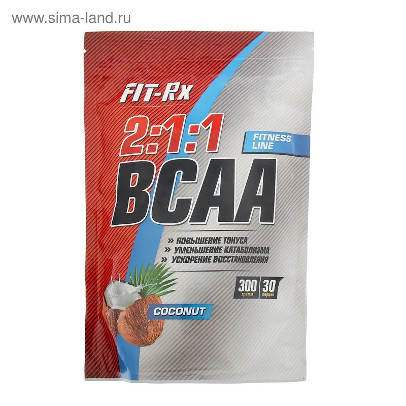 Аминокислоты Fit-RX BCAA 2:1:1 кокос 300г