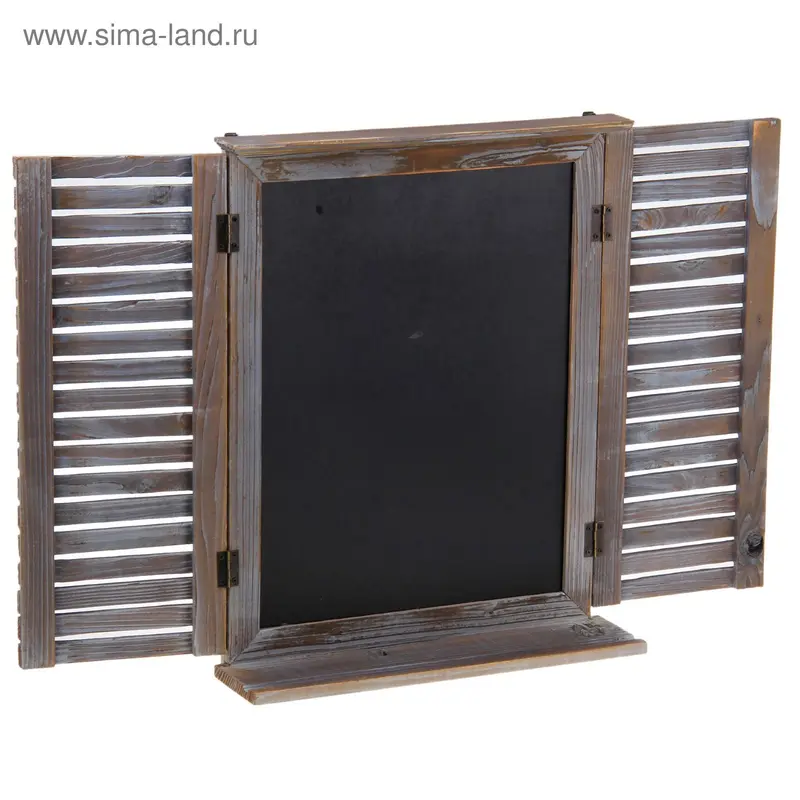 Окно декоративное с доской для рисования мелом 40*10*50 см