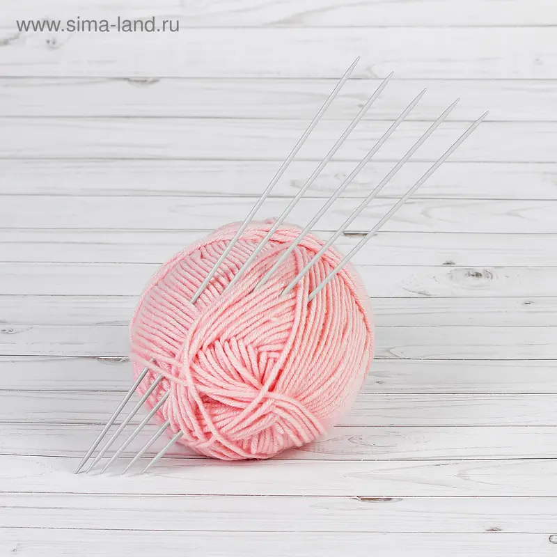 Спицы для вязания чулочные, d=3мм, 30см, 5шт