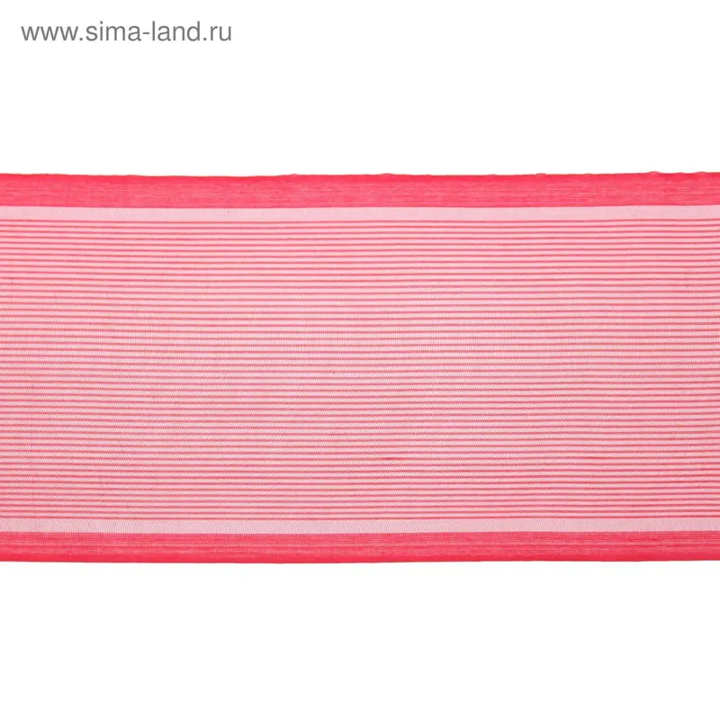 Лента для бантов, 80мм, 1м, цвет красный