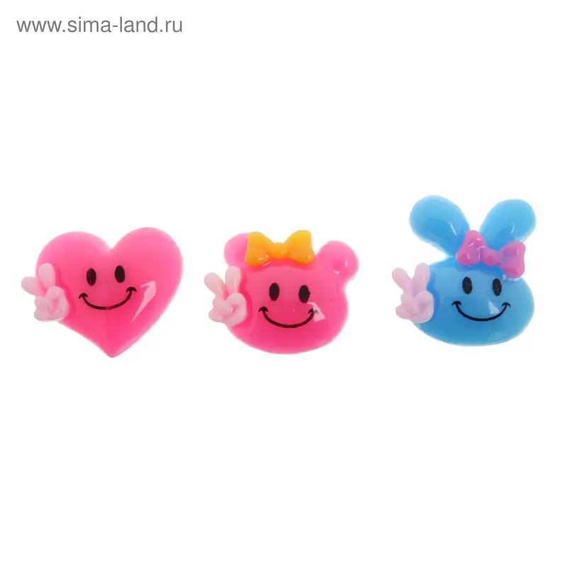Брошь детская "Пис" форма МИКС, цвет МИКС