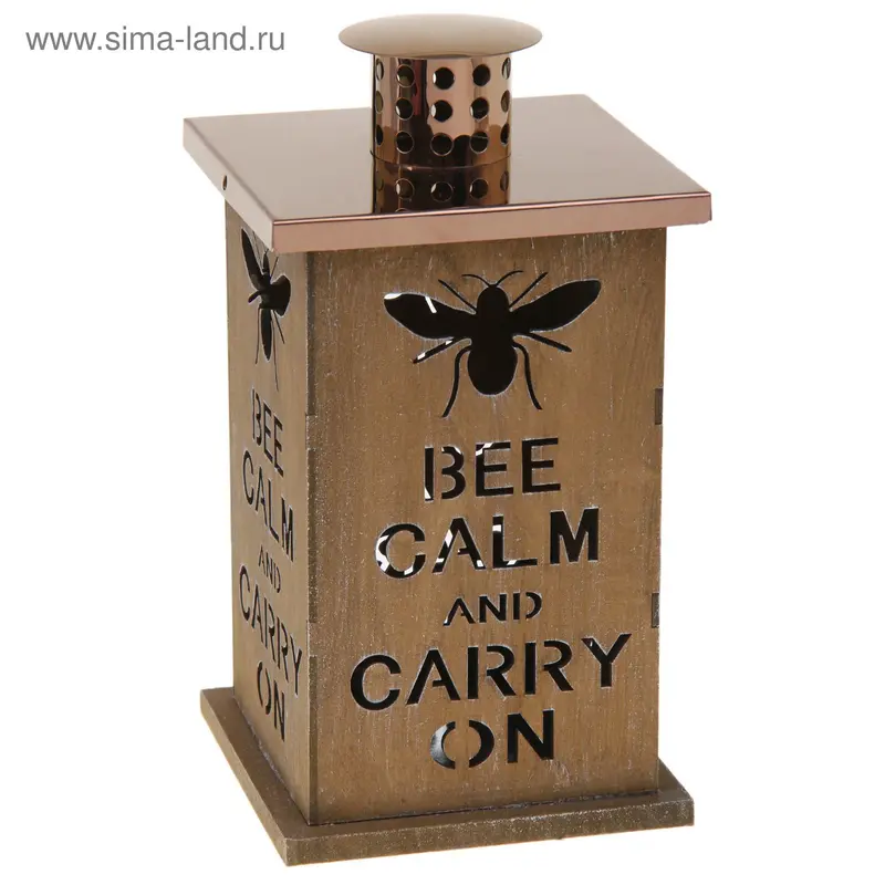 Подсвечник уличный "Bee calm" 14*14*25 см