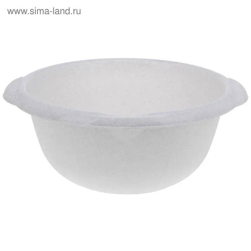 Таз круглый «Мраморный», 10 л