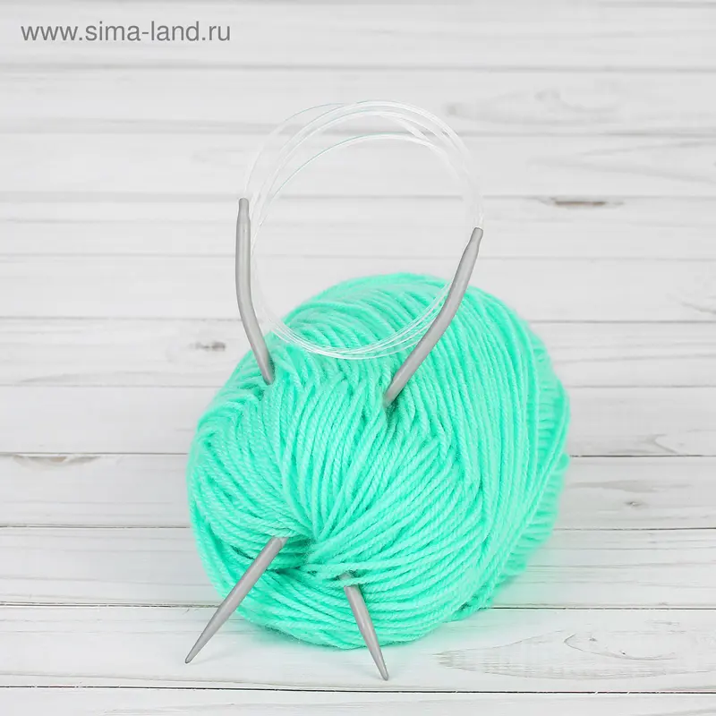Спицы для вязания, круговые, d=4мм, 100см