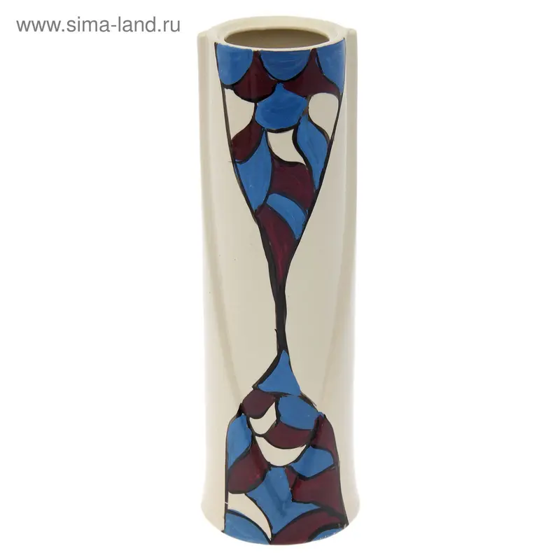 Ваза "Ника" средняя, роспись, микс