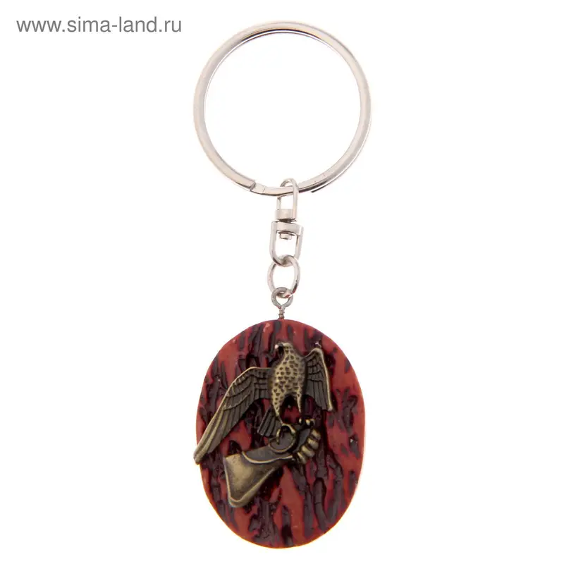 Брелок "Русская охота" сокол 4 х 3 см 1044931