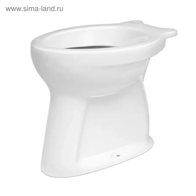 Унитаз "Дачный", без сиденья, белый