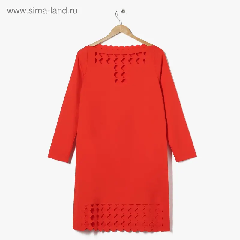 Платье женское 71180 цвет красный, размер 48 (XL)
