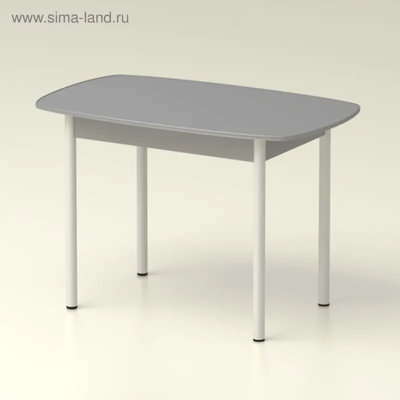 Стол обеденный овальный 1160х710, Платина