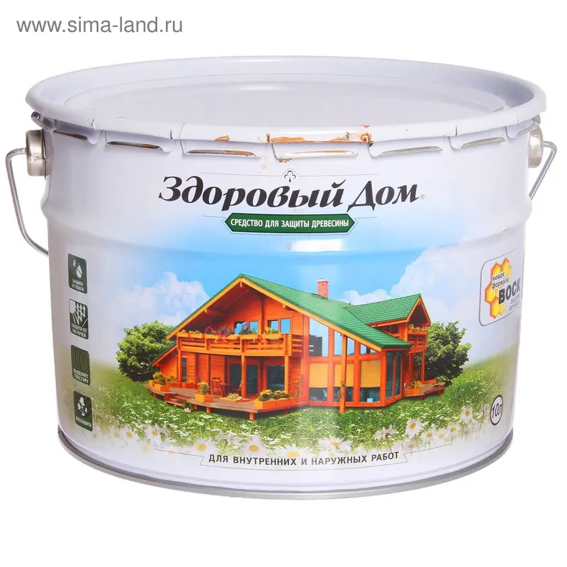 Средство для защиты древесины, орех, 10 л