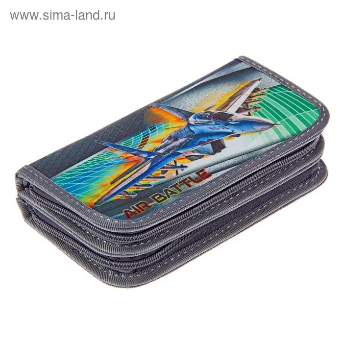 Пенал 2 секции 105х190 мм, ткань Mig