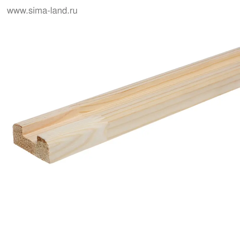 Накладка под плоскую балясину, 45×20×3000 мм, сосна, сорт А