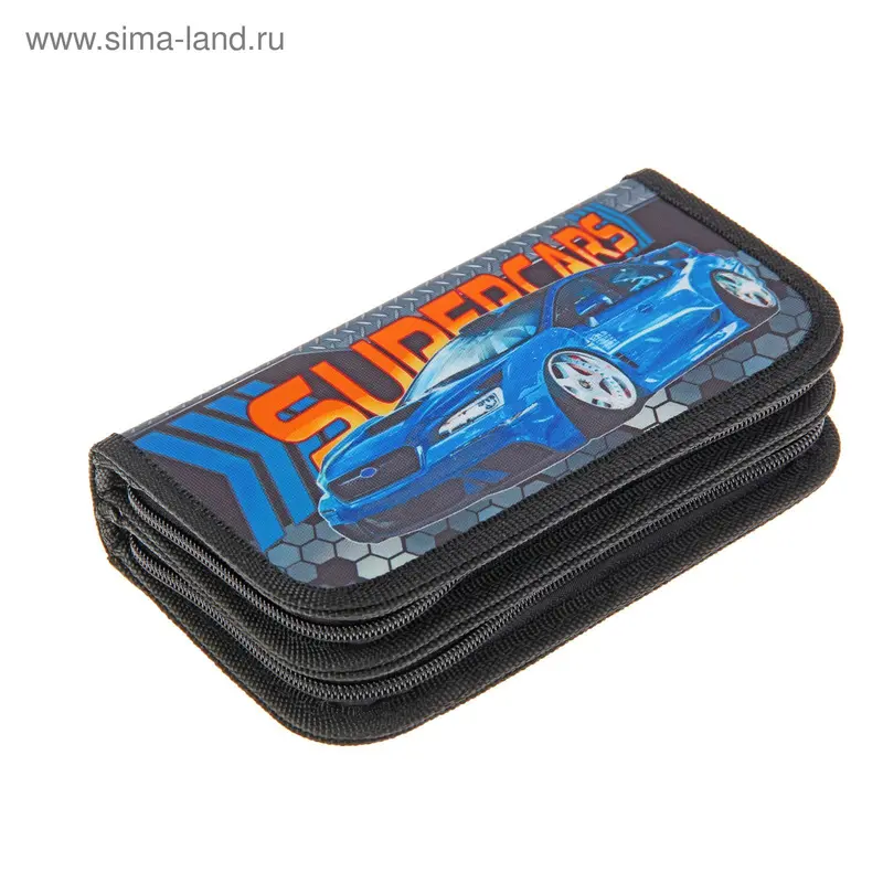 Пенал 2 секции 105х190 мм, ткань Turbomoto