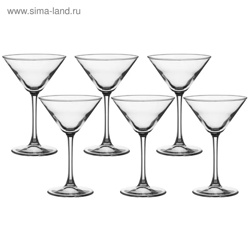 Набор бокалов для мартини Enoteca, 215 мл, 6 шт