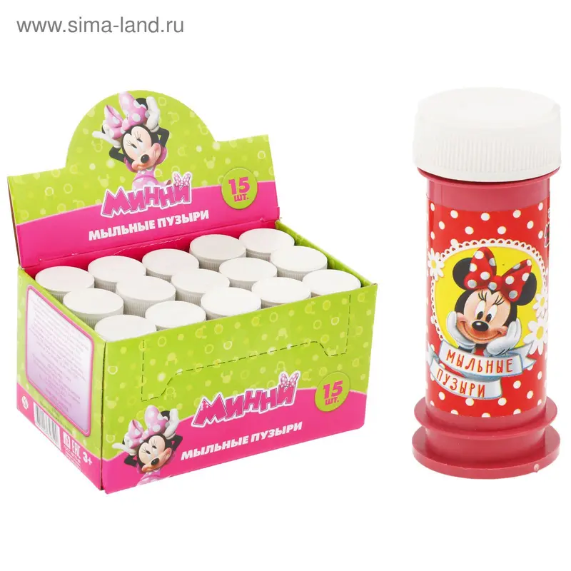 Мыльные пузыри "Минни" МИКС