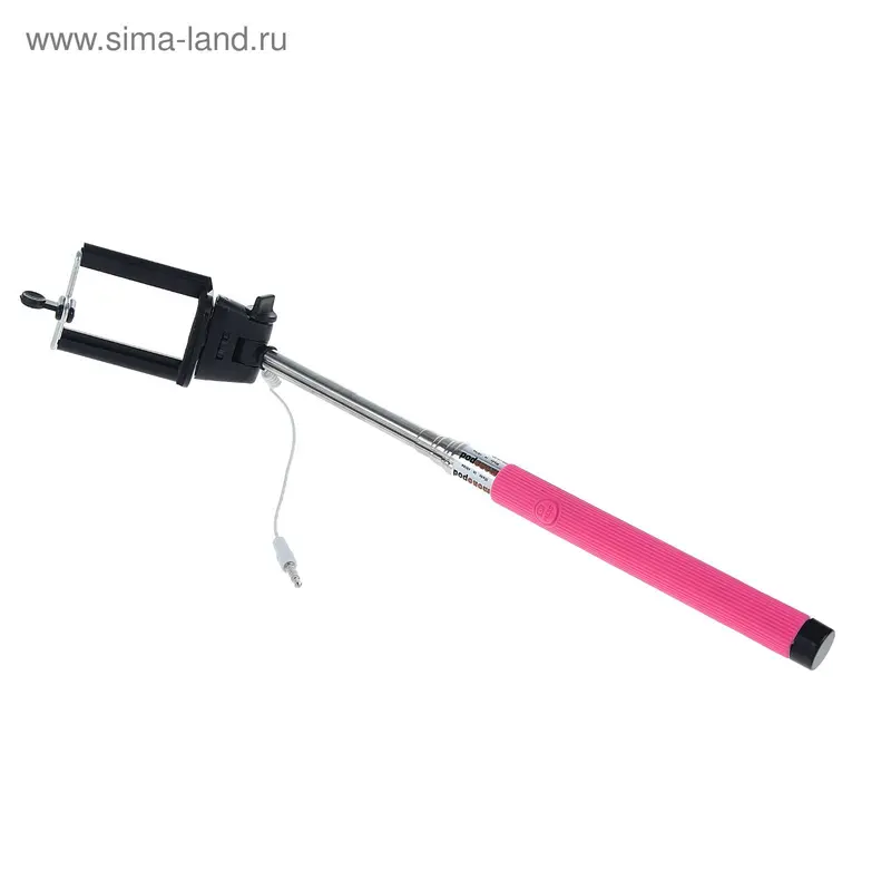 Монопод для селфи Smartbuy ONE, 1 м, розовый
