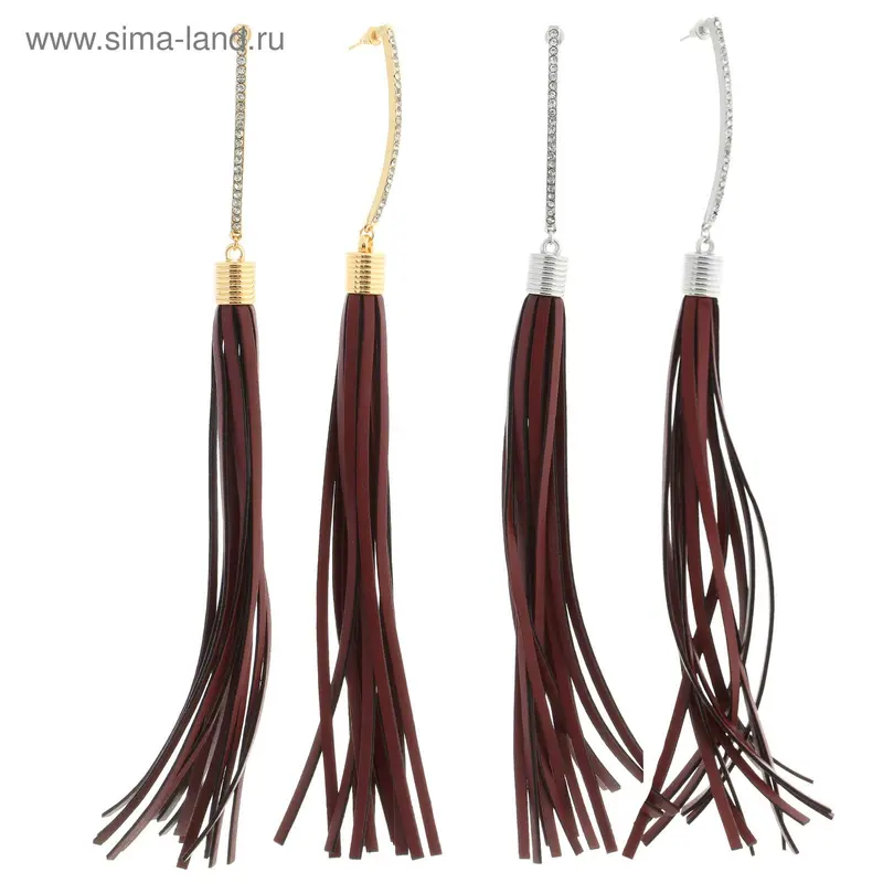 Серьги «Кисти» форма иголка, цвет МИКС